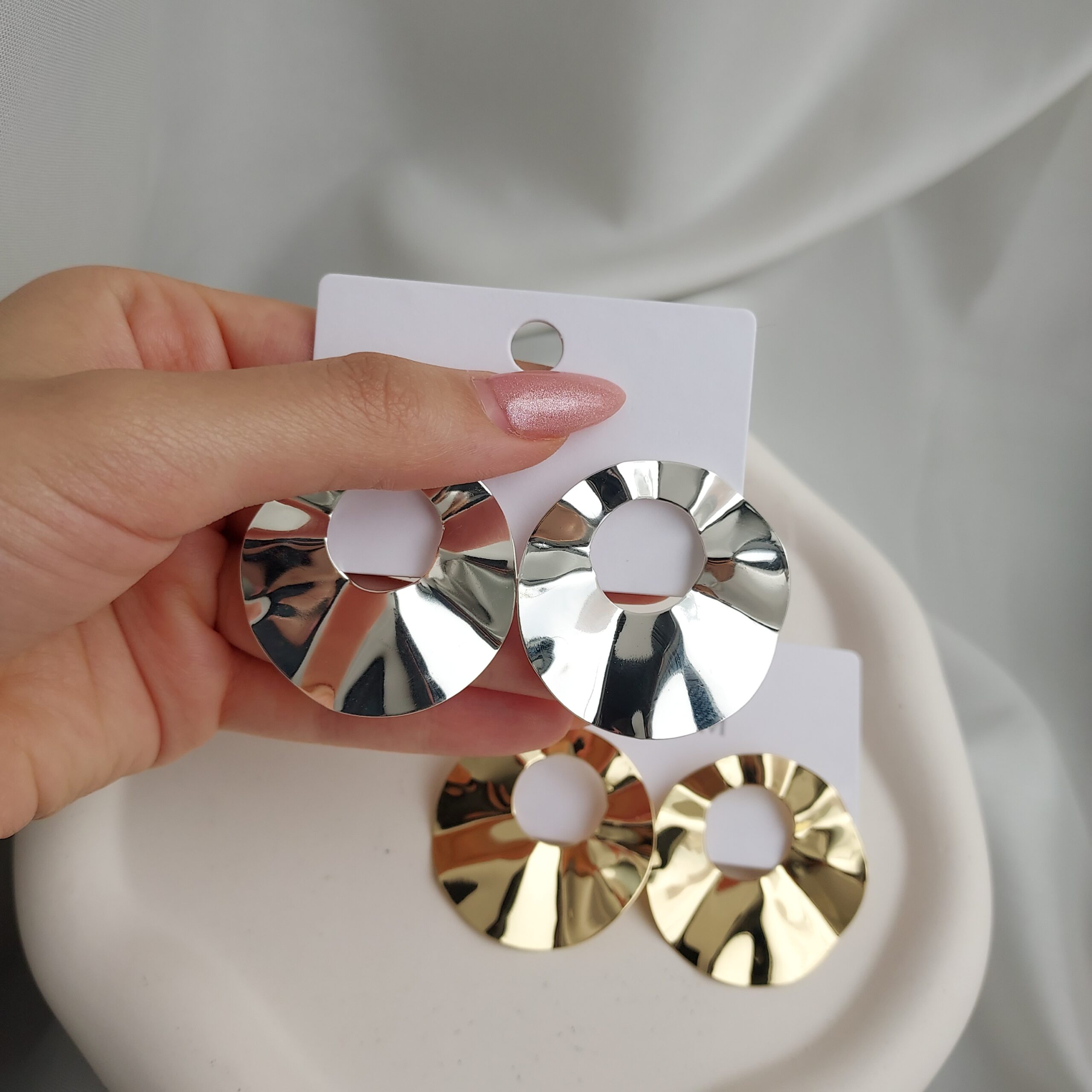 گوشواره دفرمه گل گوشواره دفرمه گل