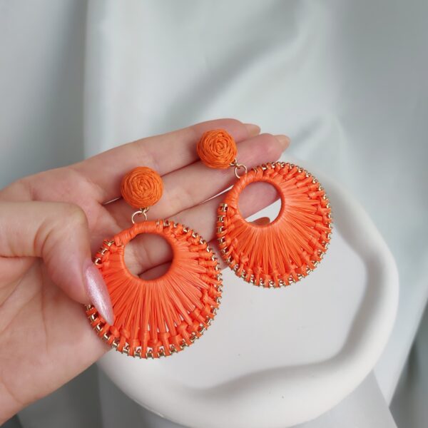 گوشواره تابستونی نارنجی