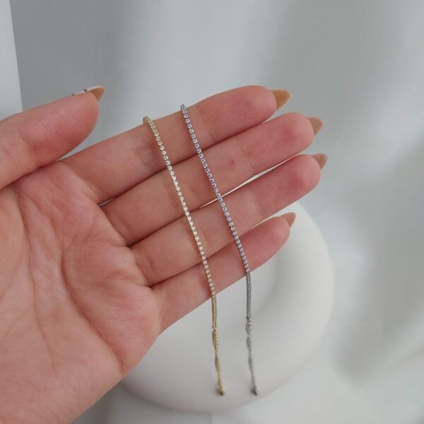 دستبند تنیسی نازک