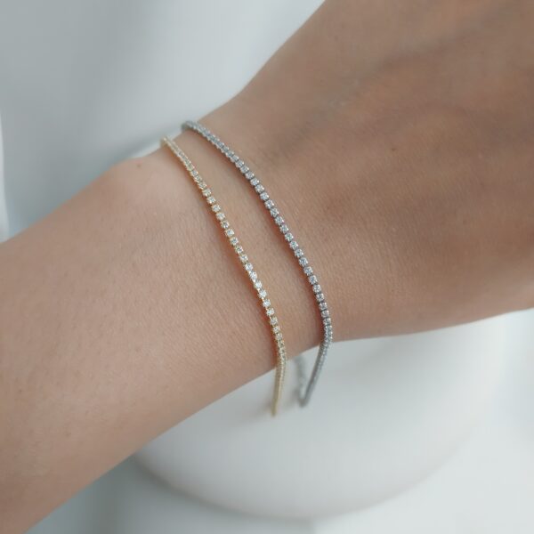 دستبند تنیسی نازک