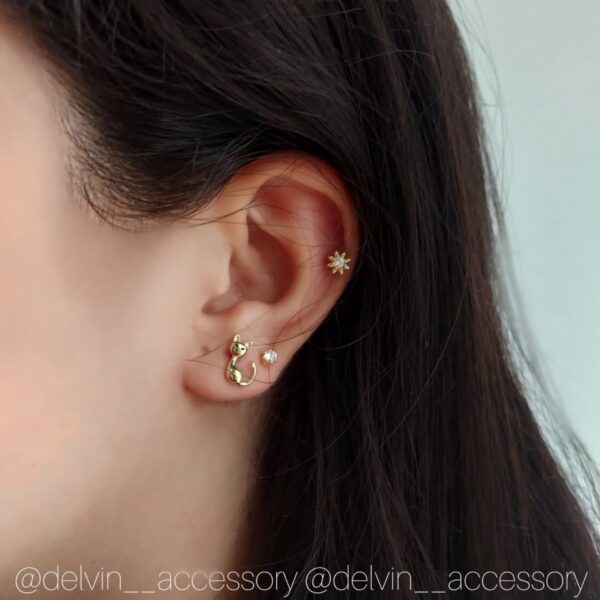 گوشواره 3تایی گربه