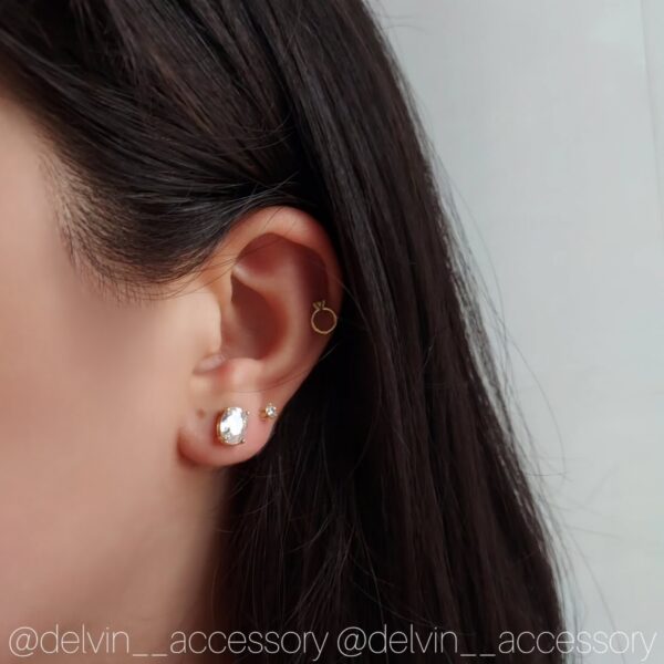 گوشواره 3تایی پرنسسی