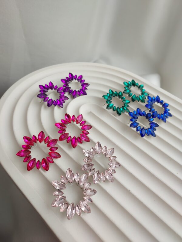 گوشواره گل مجلسی