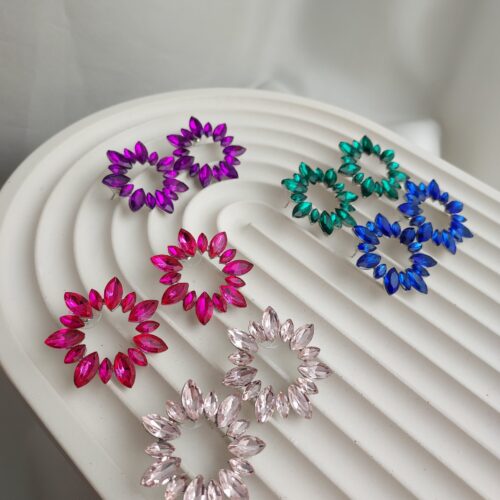 گوشواره گل مجلسی گوشواره گل مجلسی