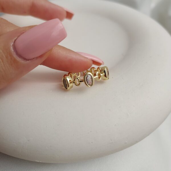 انگشتر سه نگین