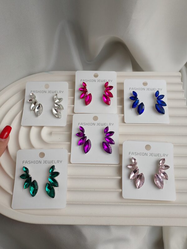 گوشواره مجلسی نیمه گل