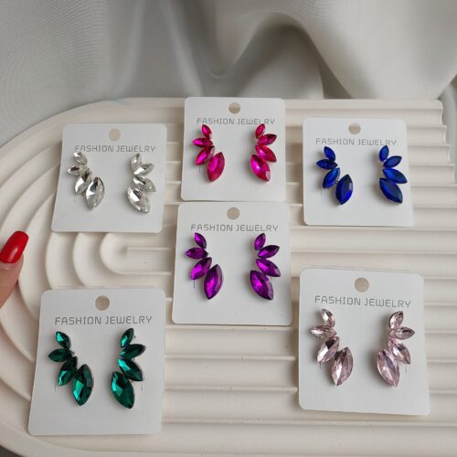 گوشواره مجلسی نیمه گل