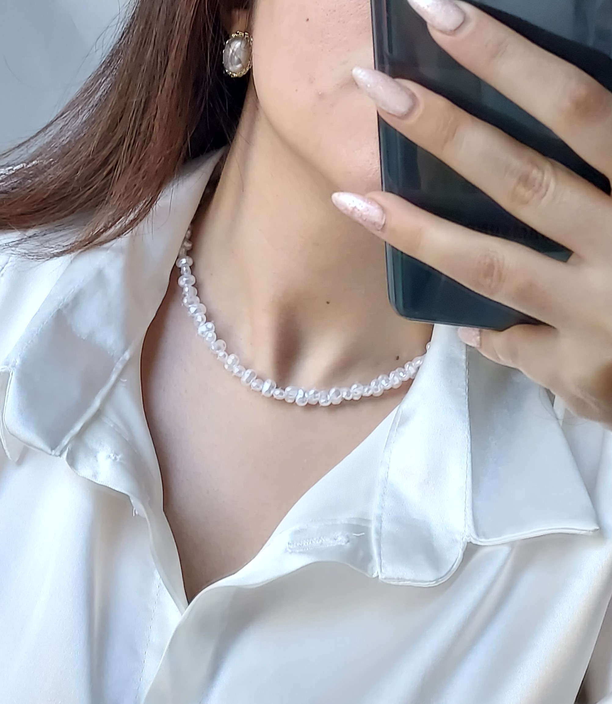 گردنبندمرواریدی دفرمه