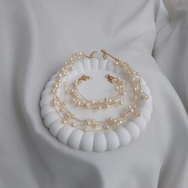 نیم ست مرواریدی