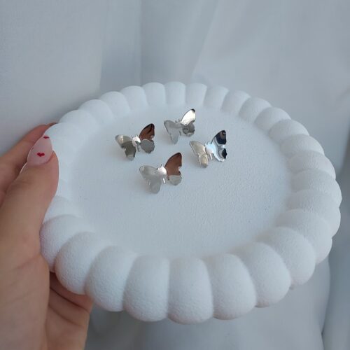 گوشواره پروانه استیل