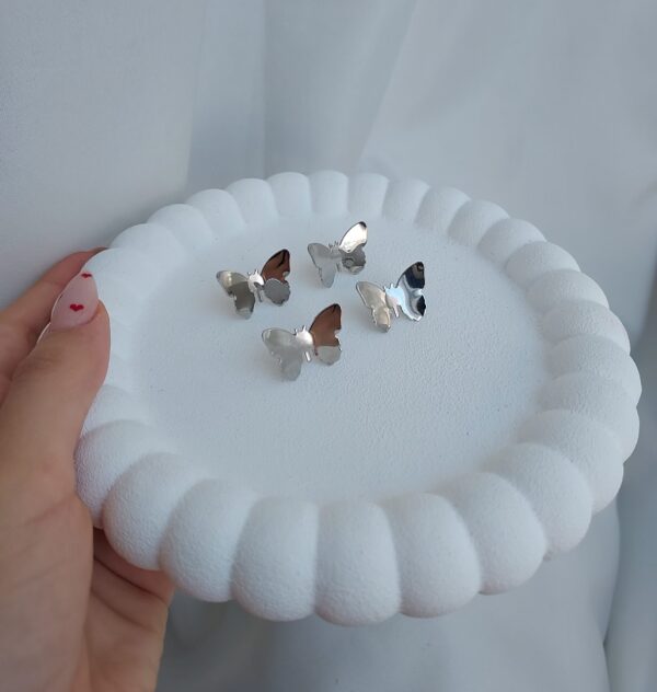 گوشواره پروانه استیل