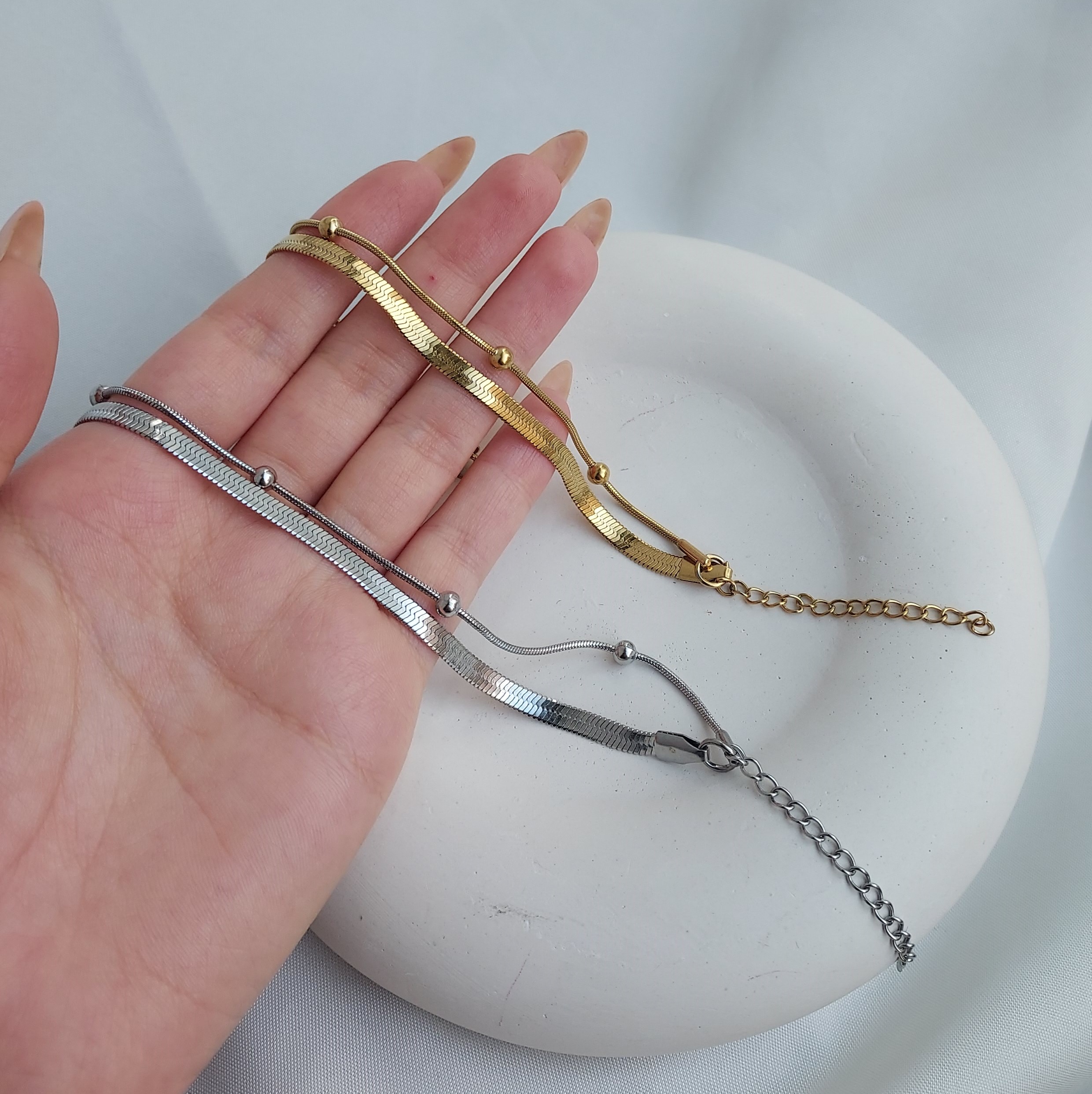 دستبند2لاین ماری وتوپی دستبند2لاین ماری وتوپی