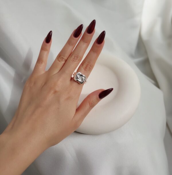 انگشترگره نقر ایی