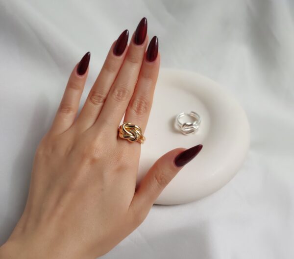 انگشترگره طلایی