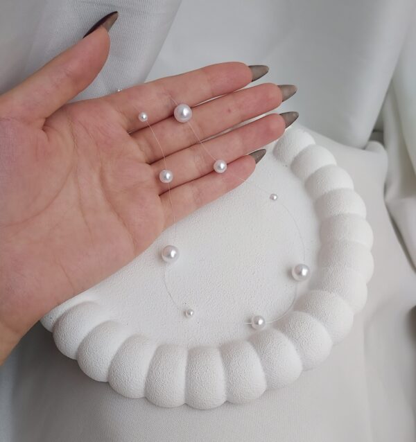 گردنبند نامرعی مرواریدی