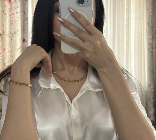 نیم ست تیفانی طلایی